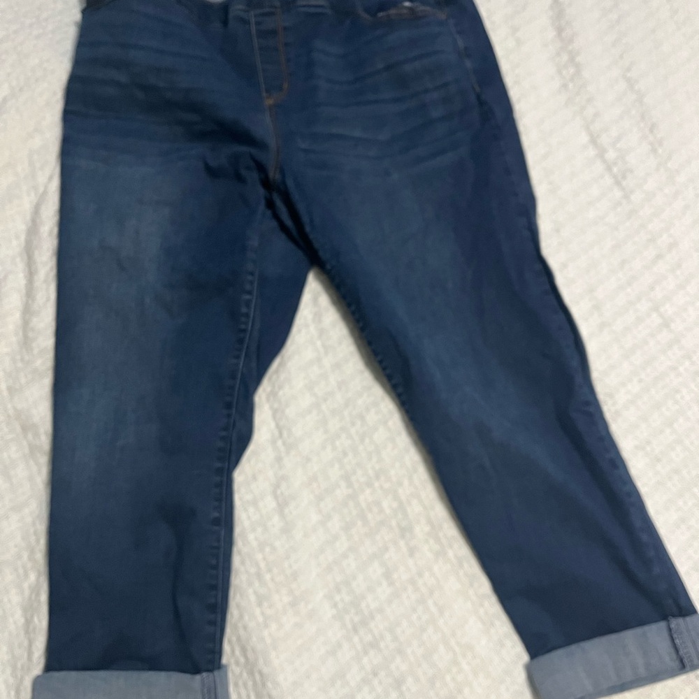 Croft & Barrow Dark Blue Women's Capris